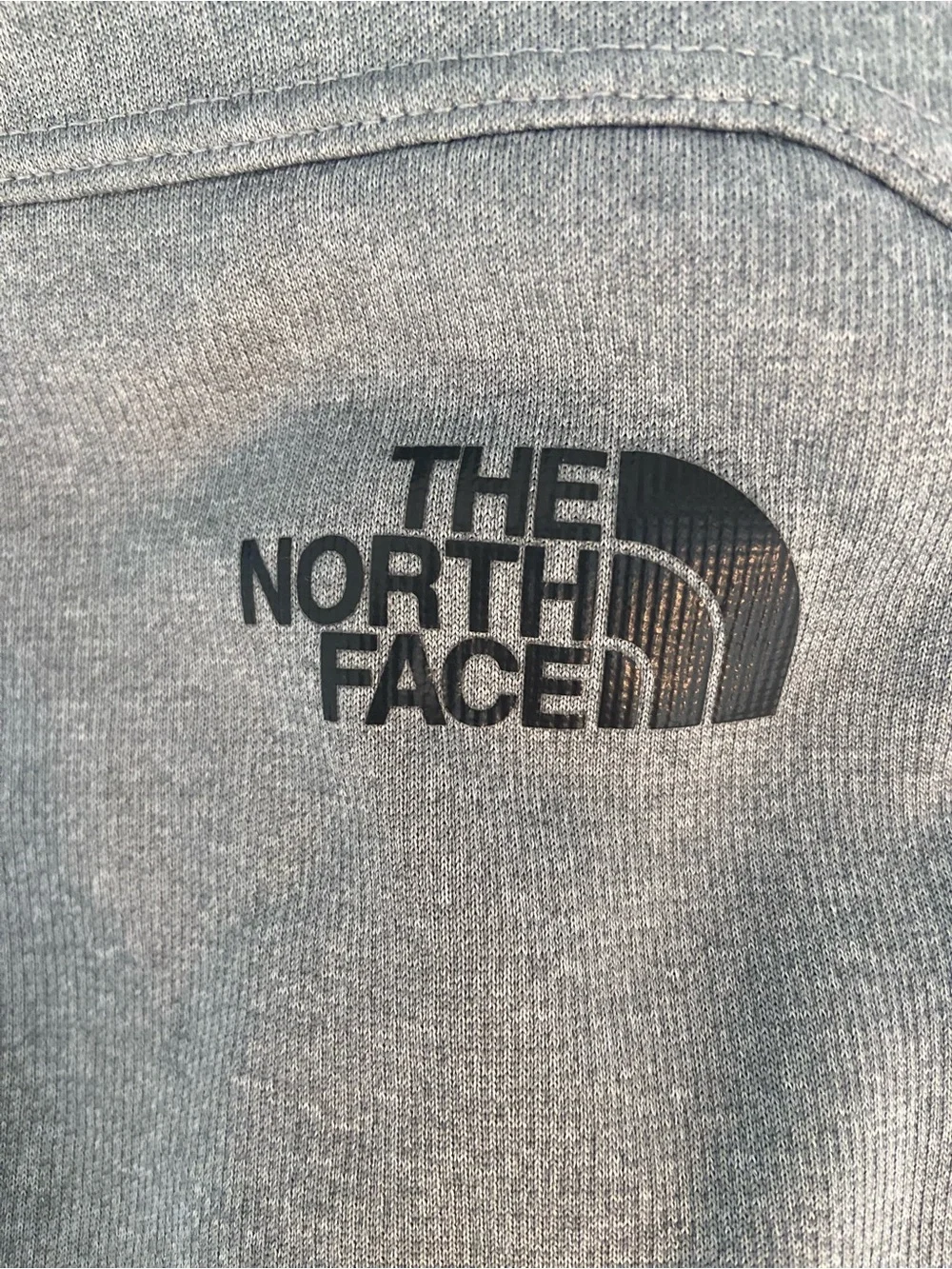 The North Face Light Gray Men's Quarter-Zip Pullover